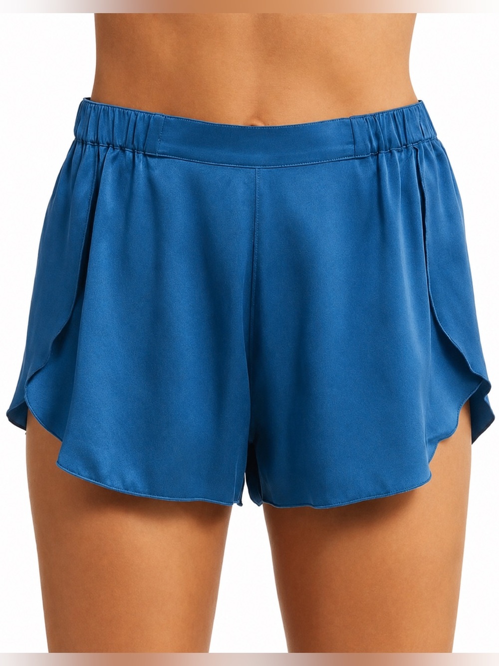 Lunya Washable Silk Tulip Hem Shorts